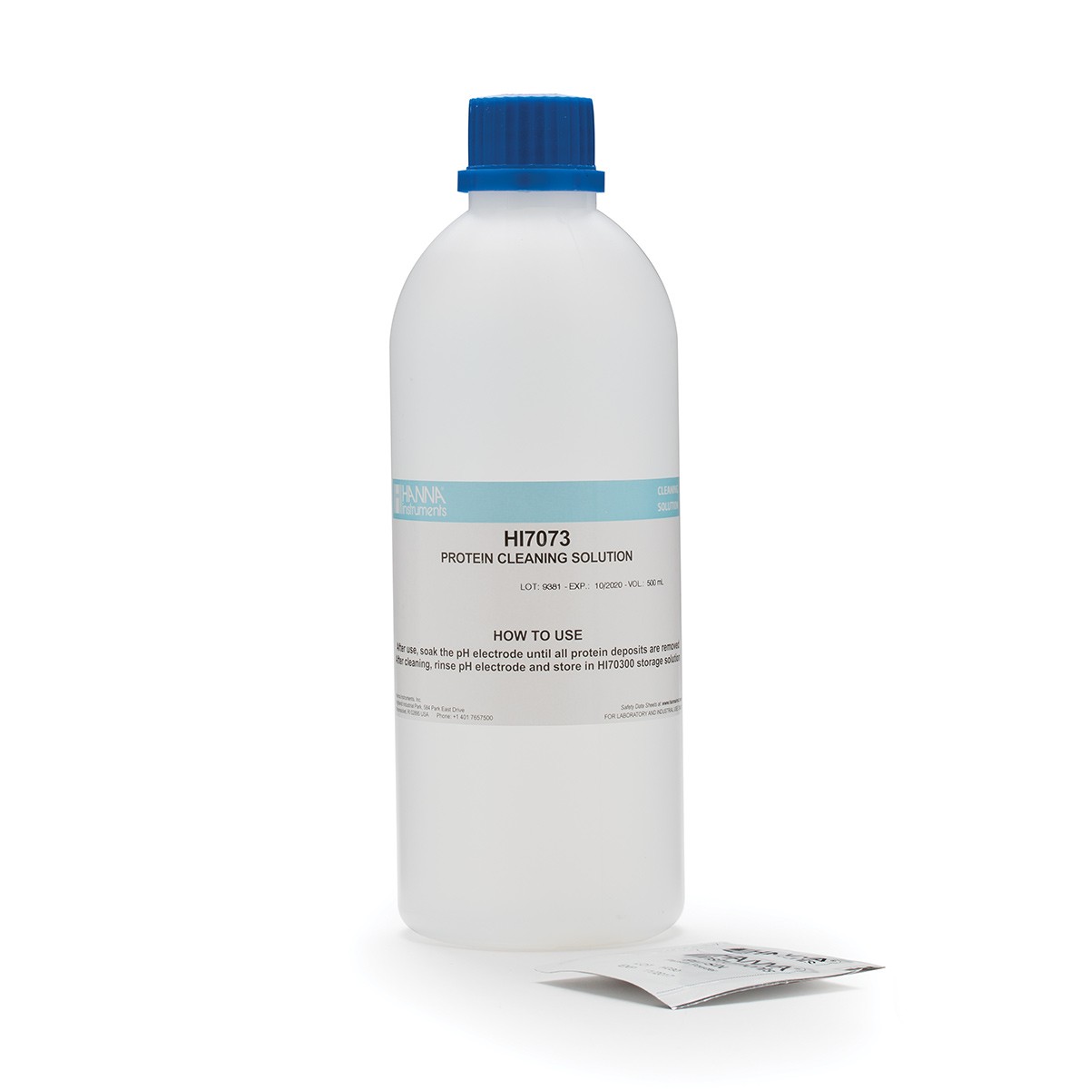 hi7073 Reinigungslösung für Elektroden, Anwendung Proteine, 500mL-Flasche