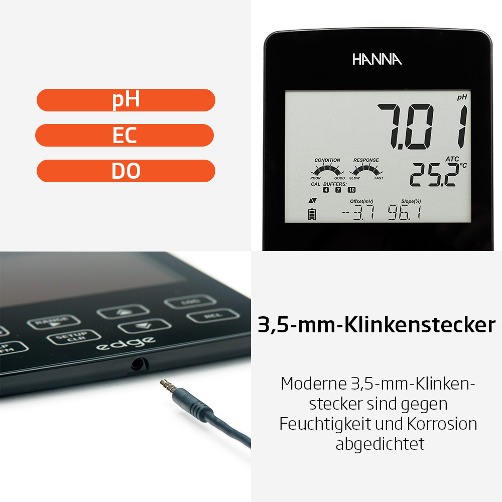 edge® Multiparameter-Tablet-Messgerät für pH
