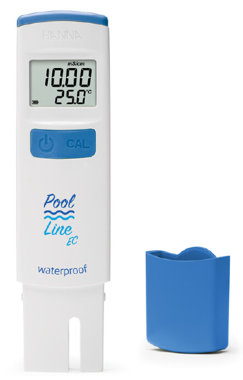 HI983044 Wasserdichter Tester für Leitfähigkeit und Temperatur (bis 20 mS/cm)