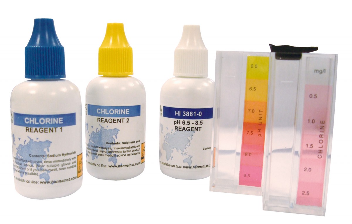 Chemisches Test-Kit | pH  & Freies Chlor - Kit für Schwimmbad und Pool