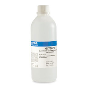 hi70670l Reinigungslösung für Elektroden, Anwendung Salzablagerungen, 500mL-Flasche
