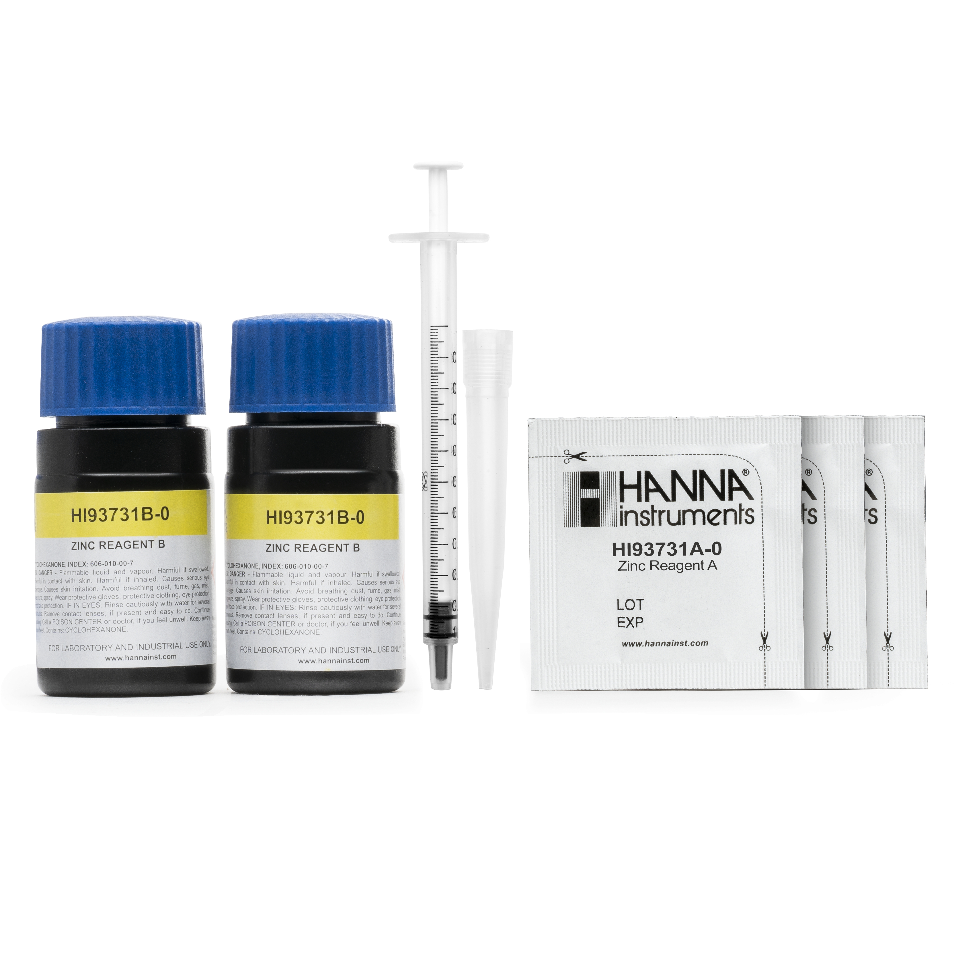 Zink - Reagenzien-Kit - 100 Tests Zink - Reagenzien-Kit - 100 Tests