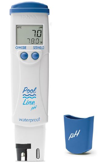 Pool Line pH/°C-Tester (pH 0,1 Auflösung) mit austauschbarer pH.Elektrode
