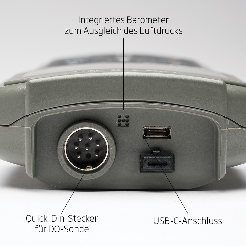 Professionelles Handmessgerät für die optische Sauerstoffmessung - HI98198