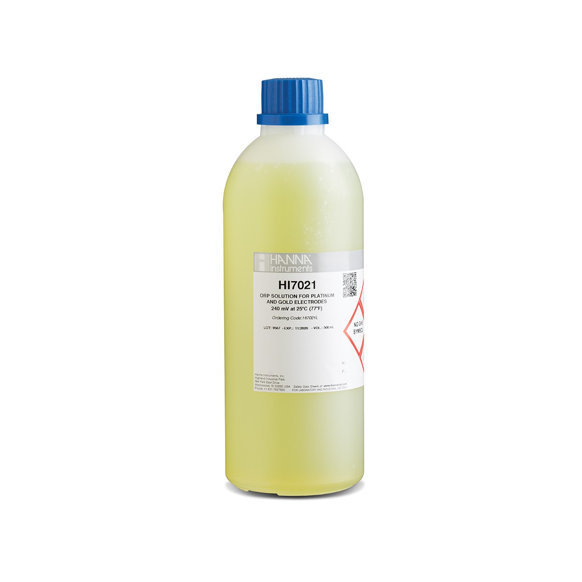 HI7021L Testlösung Redoxpotential 240 mV, 500mL-Flasche