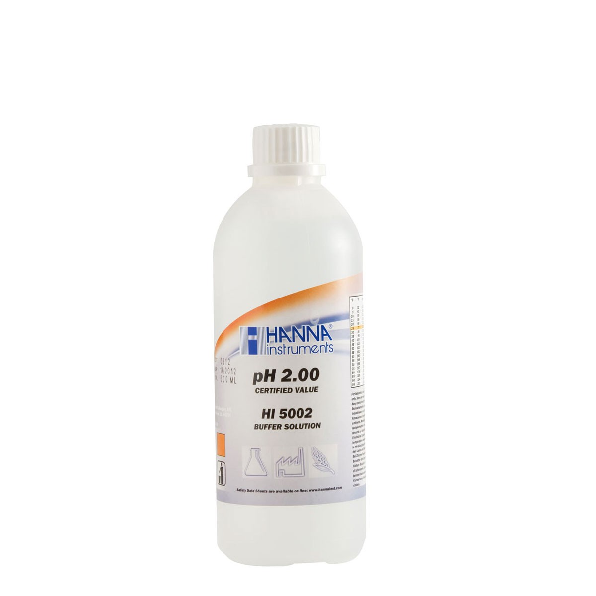 hi5002l Kalibrierlösung pH 2,00; technische Qualität, 500mL-Flasche
