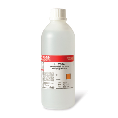 Kalibrierlösung pH 4,01; Standardqualität, 500mL-Flasche