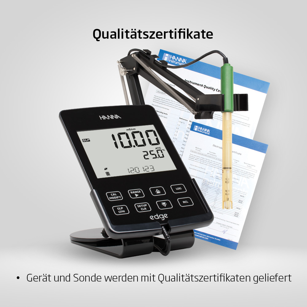 edge®  Multiparameter-Tablet-Messgerät für Leitfähigkeit