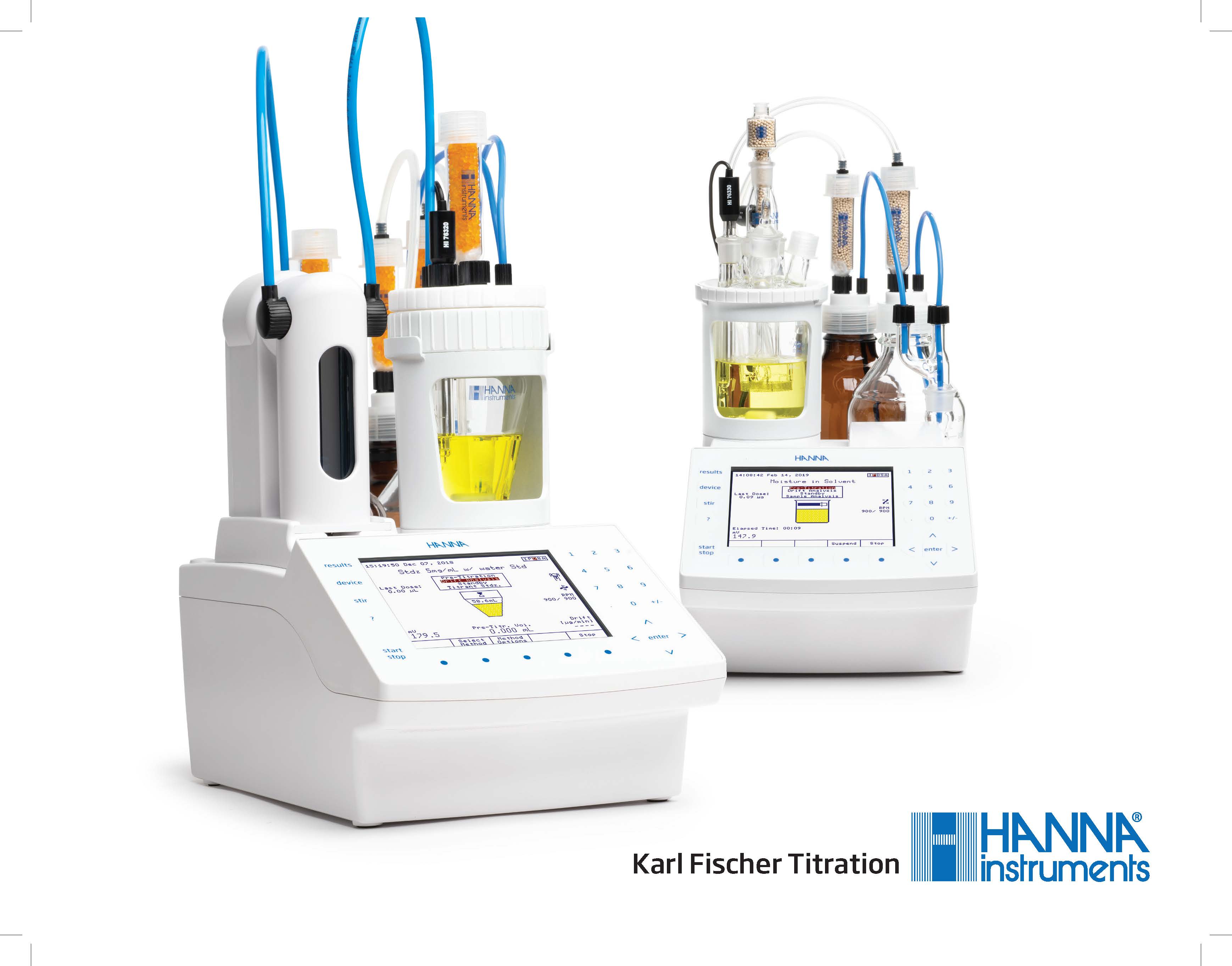 HI93x – Hanna Instruments Karl Fischer Titratoren