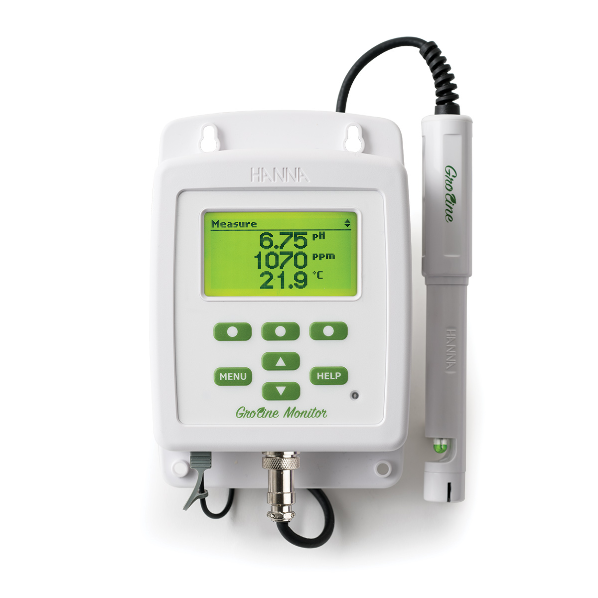 HI981420_2 GroLine® pH- und Leitfähigkeitsmonitor für die Hydroponik
