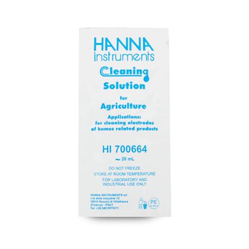 hi700664p Reinigungslösung für Elektroden, Anwendung Humusrückstände, 25 x 20mL-Beutel