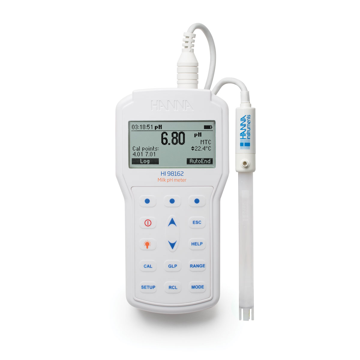 HI98162 Professionelles Foodcare HACCP-pH-Meter für Milch