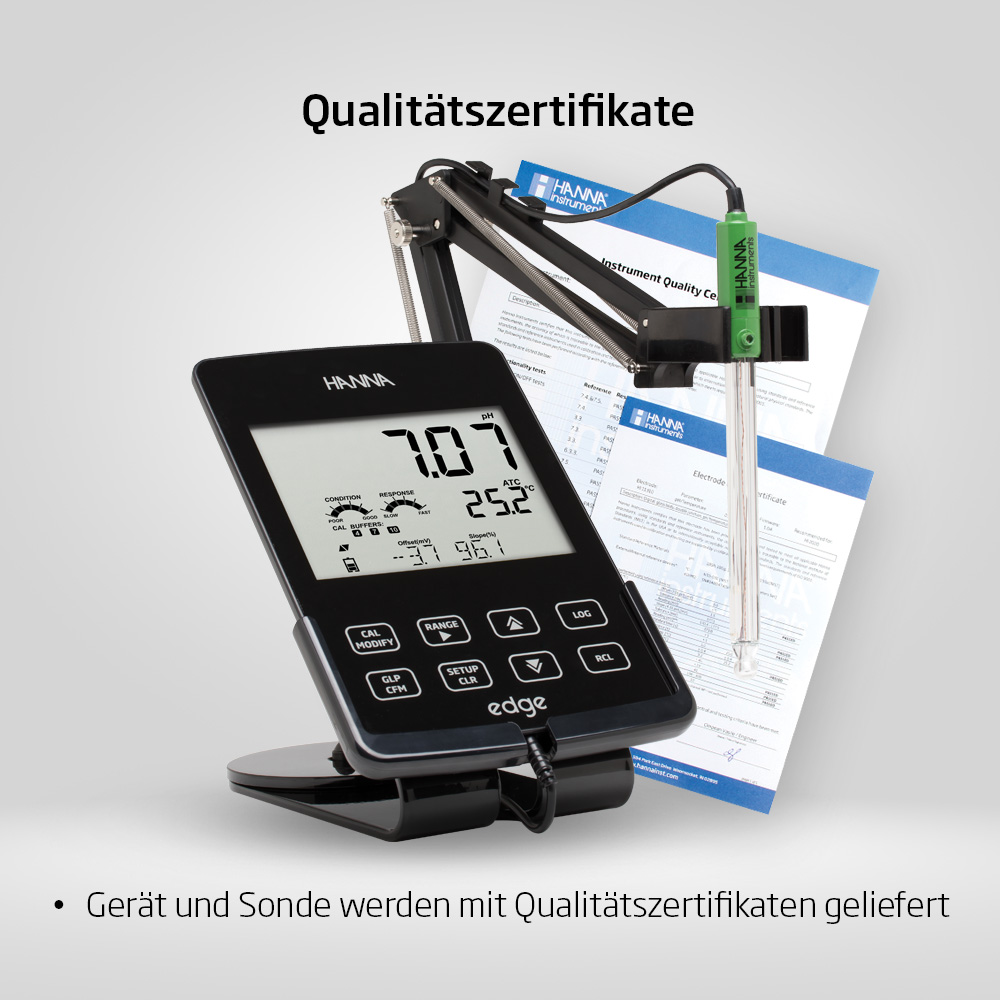 edge® Multiparameter-Tablet-Messgerät für pH