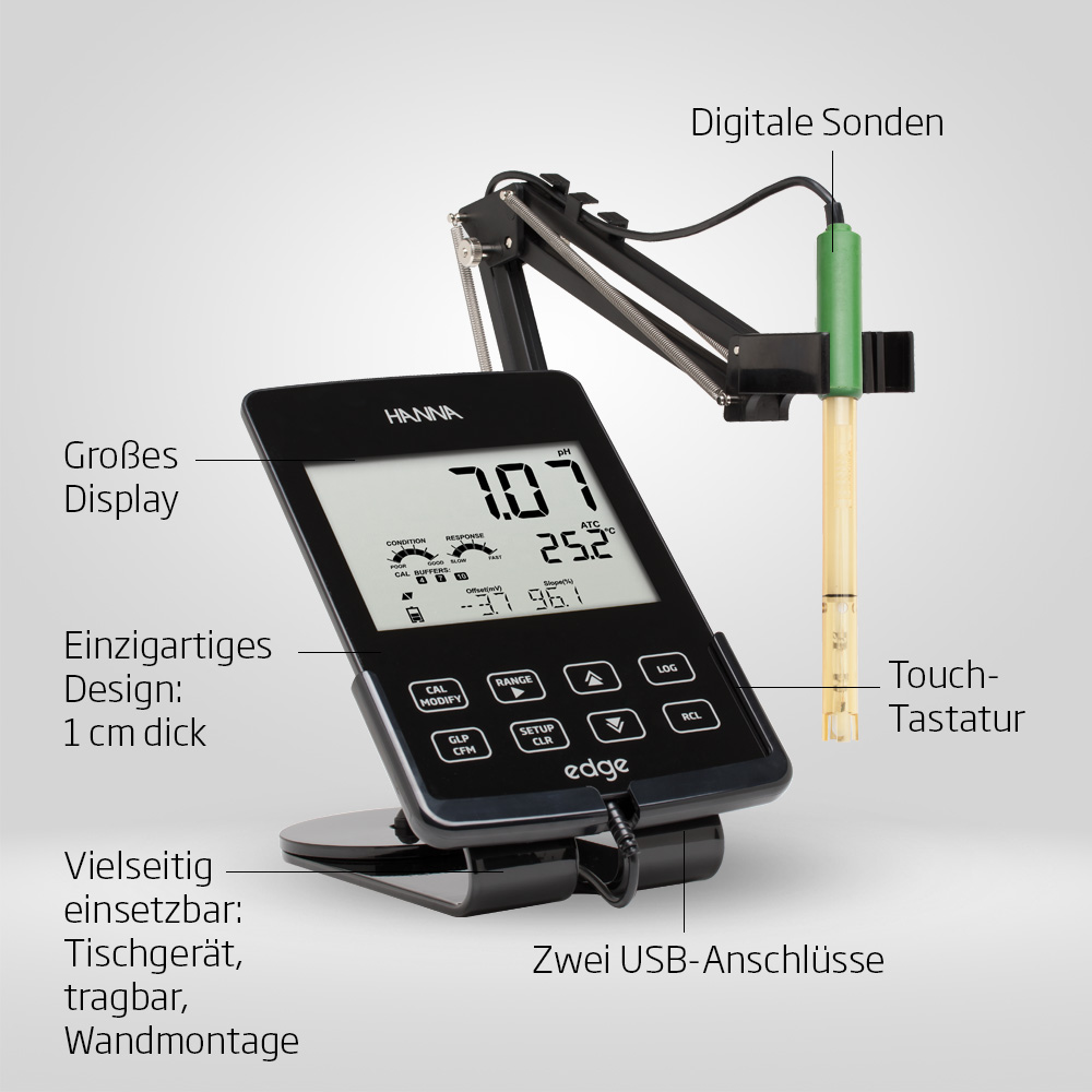 edge®  Multiparameter-Tablet-Messgerät für Leitfähigkeit