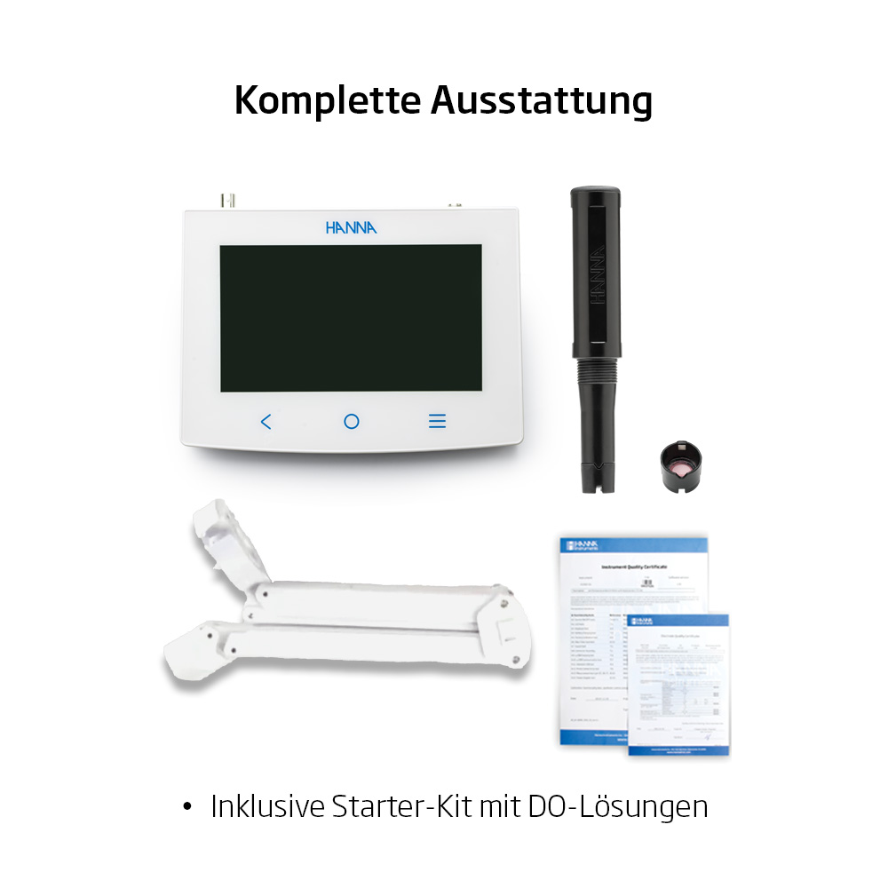 Netzwerkfähiges Sauerstoffmessgerät mit optischer Sonde
