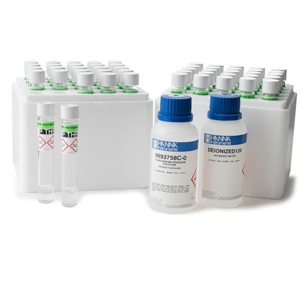 HI93763B-50WflQoMbxzkZgA Phosphor gesamt 0,0 bis 32,6 mg/l, 50 x 16 mm Fertigküvetten