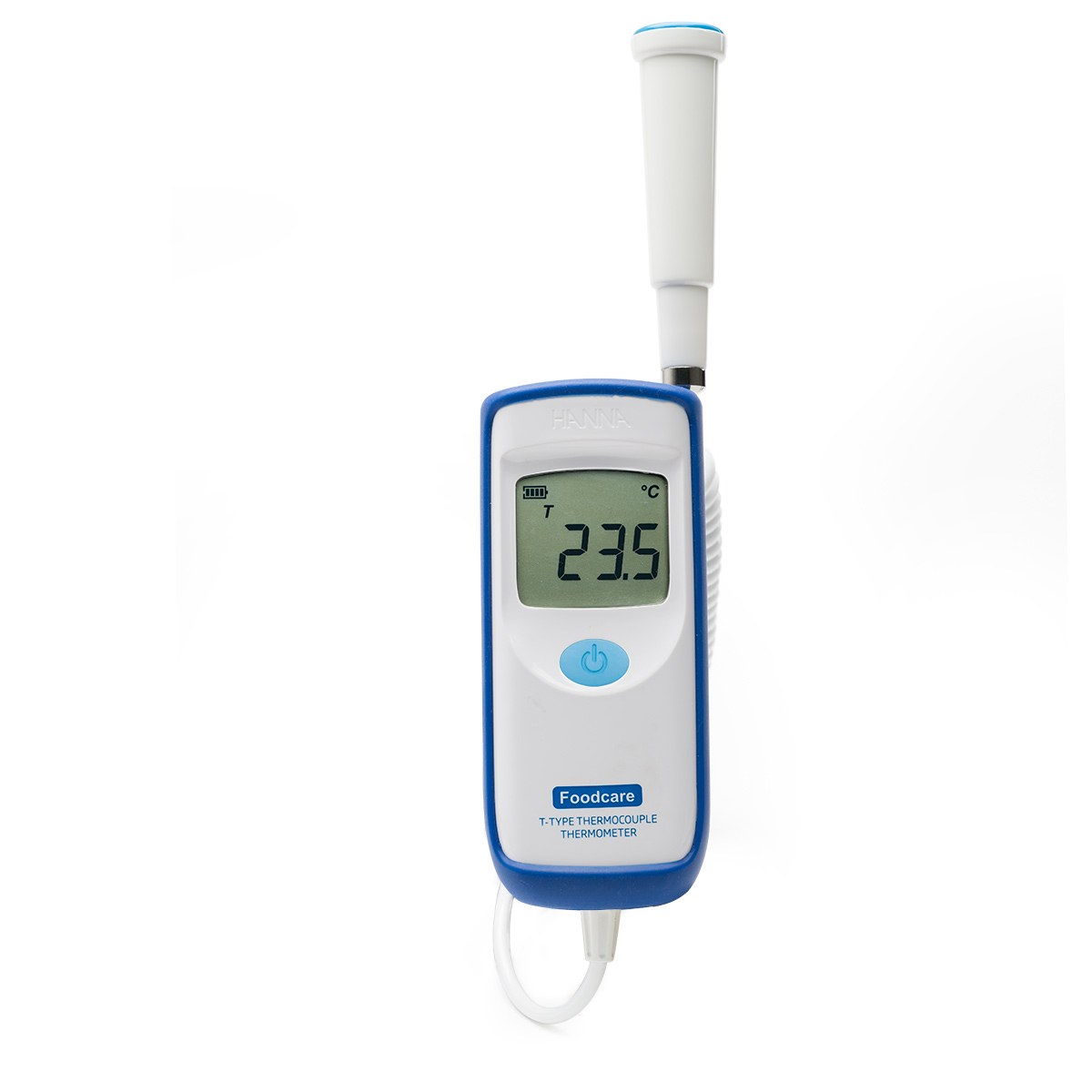Thermometer für Lebensmittel mit festem Typ-T-Thermoelementfühler, EN13485 konform