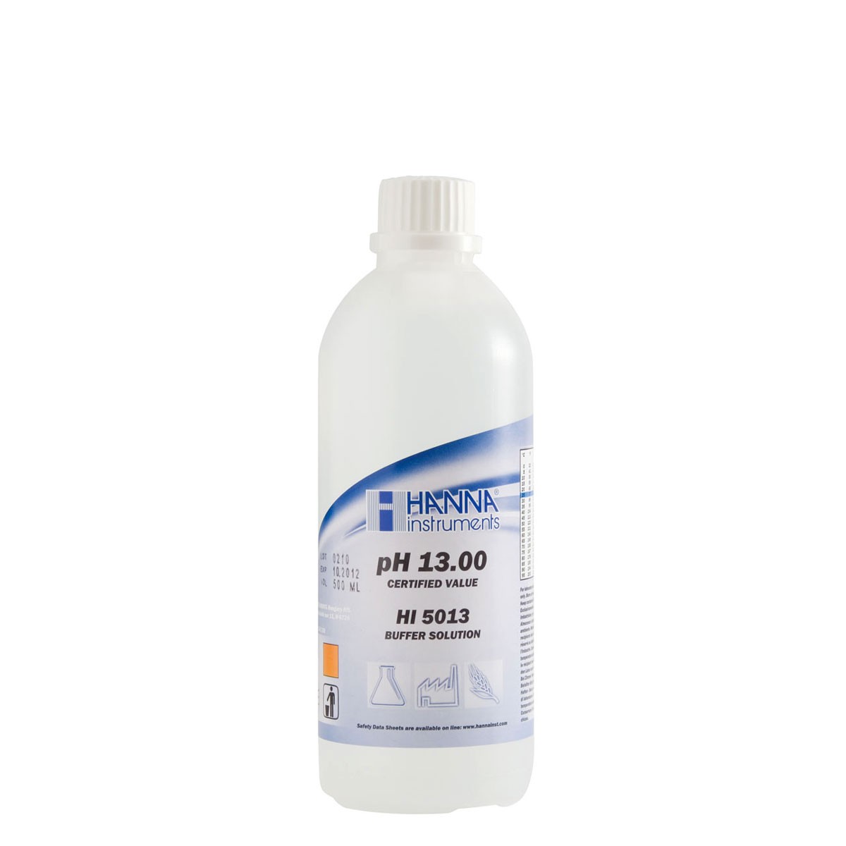 Kalibrierlösung pH 13,00; technische Qualität, 500mL-Flasche