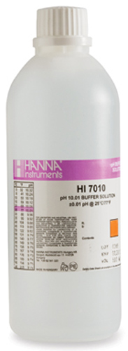 hanna-instruments-hi7010l-1 Kalibrierlösung pH 10,01; Standardqualität, 500mL-Flasche